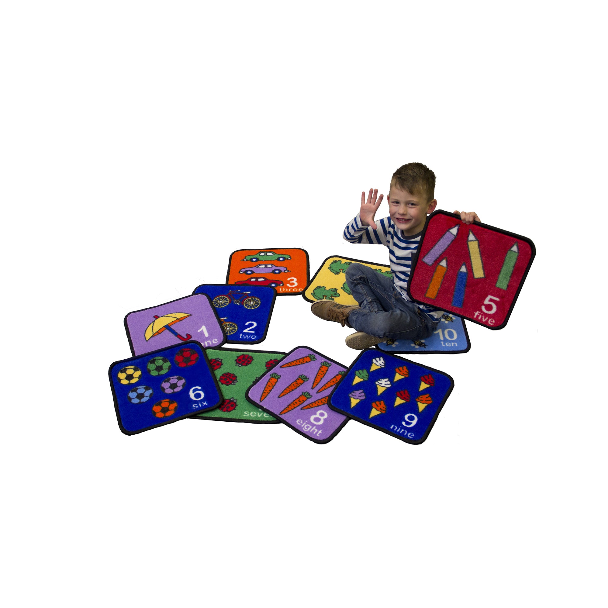Let's Learn How To Count Seating Squares - Set of 10