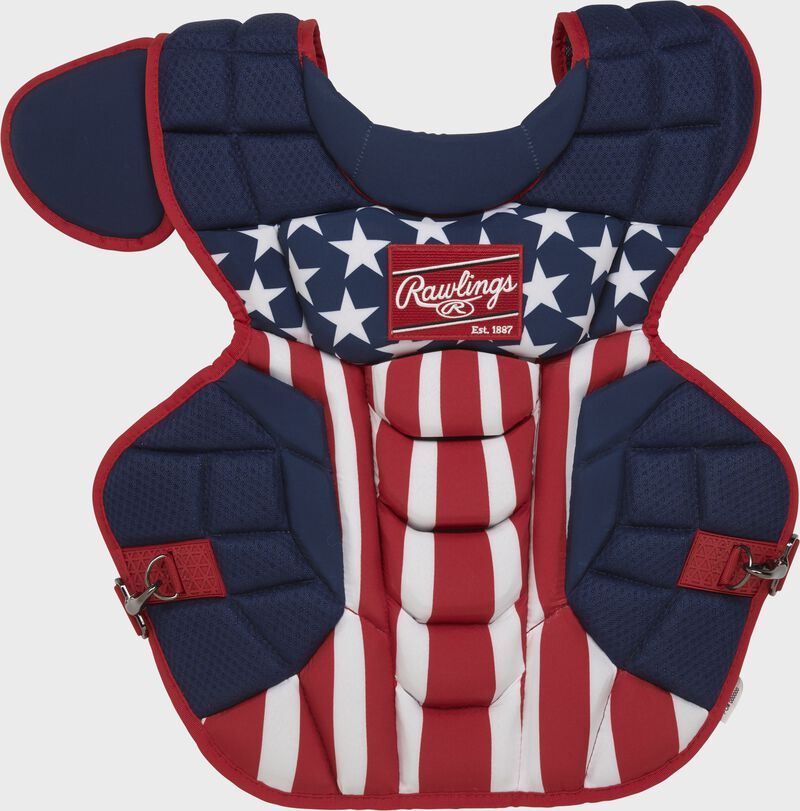 Rawlings Velo 2.0 Adult Catchers Set - Navy/Scarlet/White