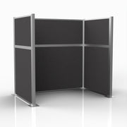 Officeflex Single (U-Shape) 6x4 Stone Silver Frame