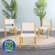 Whitney Plus 10" Height White Chair