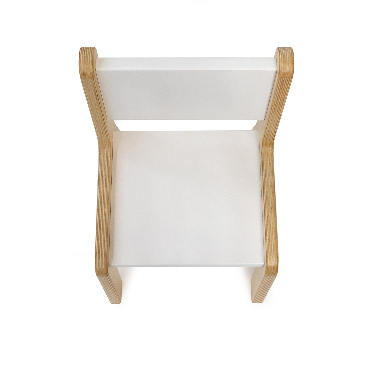 Whitney Plus 12" Height White Chair