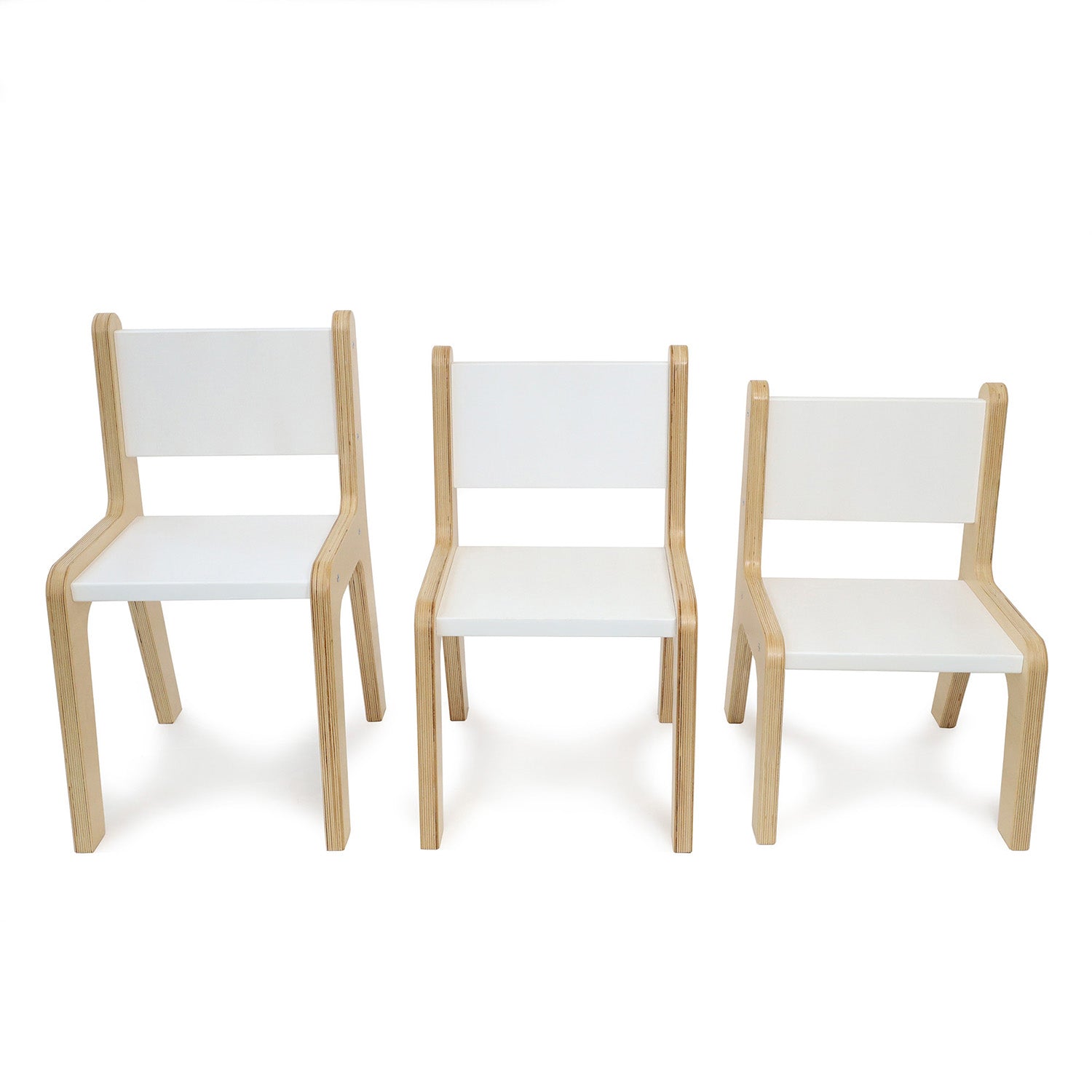 Whitney Plus 12" Height White Chair