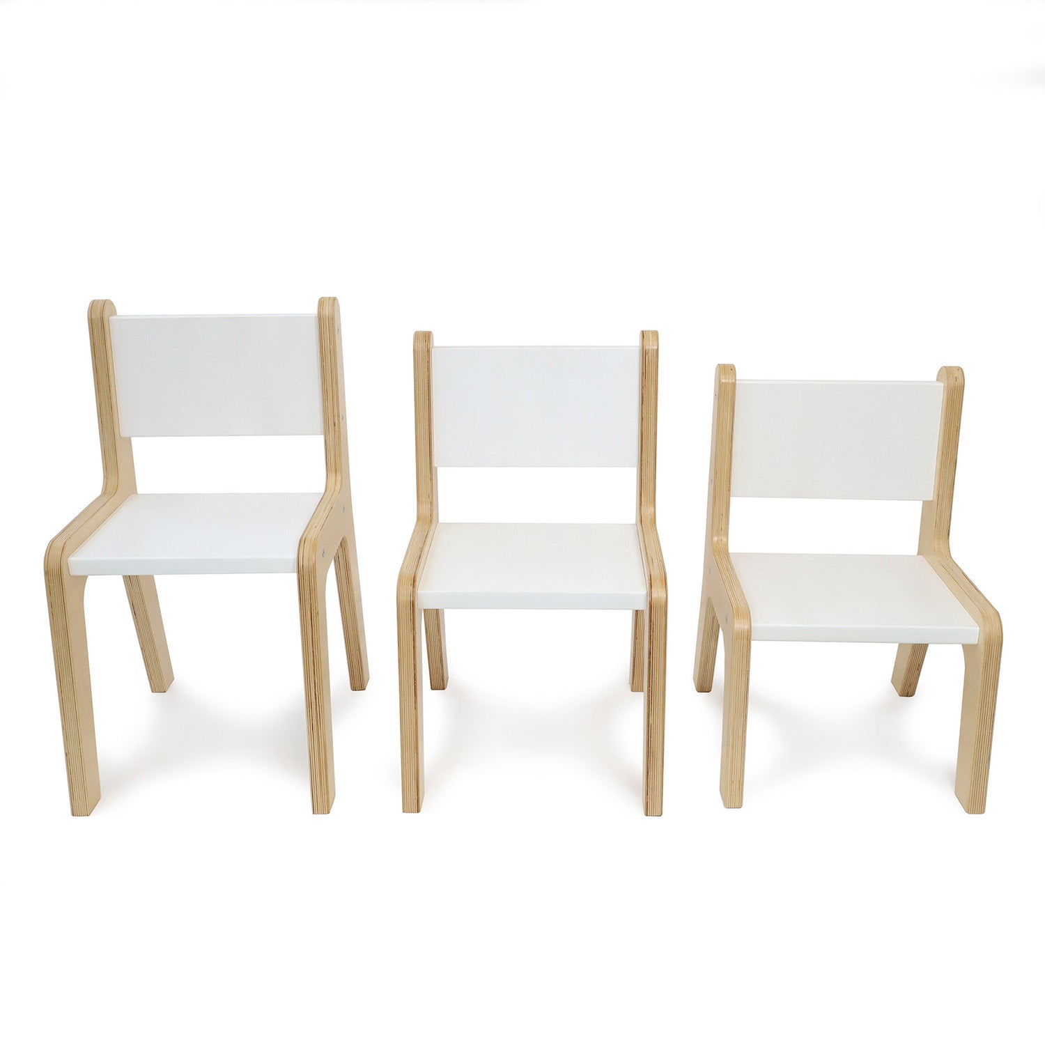 Whitney Plus 14" Height White Chair