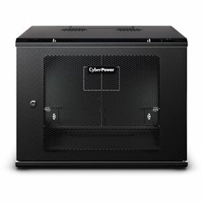 CyberPower Carbon Series CR9U61003 9U Wall Mount Rack Enclosure, Black