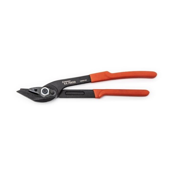 1290G-02 Crescent, Steel Strap Cutter, Thin to Sharp, Black Oxide, Steel