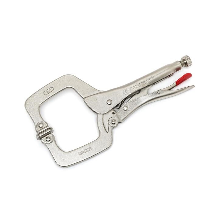C18CCSN Crescent, Locking Pliers, Nickel Plated, Alloy Steel, 18 Inch, C-Clamp