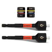 CAVRN4DHX-2 Crescent, Reversible Nutsetter Set, Vortex, 1/4 Inch, Nut Driver