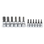 CBSS2N Crescent, Torx Bit Socket Set, Alloy Steel, Full Polish Chrome, Torx