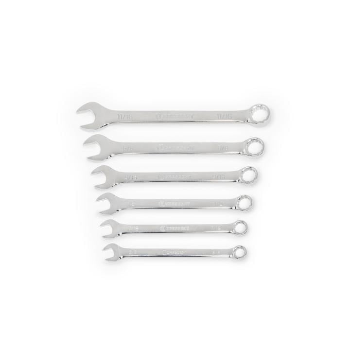 CCWS0-05 Crescent, Combination Wrench Set, Alloy Steel, SAE, 3/8 Inch, 12 Point