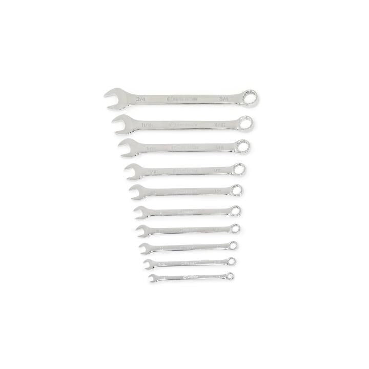 CCWS2-05 Crescent, Combination Wrench Set, Alloy Steel, SAE, 1/4 Inch, 3/4 Inch