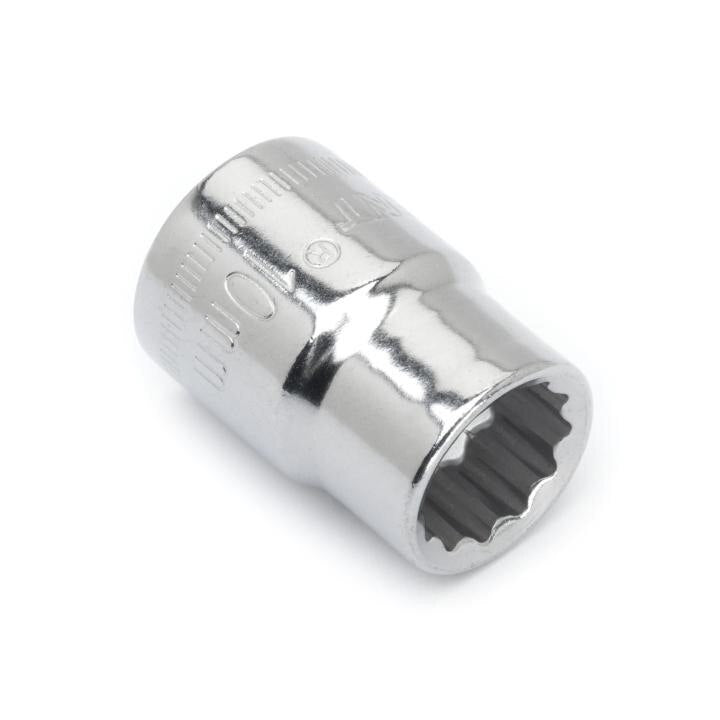 CDS40N Crescent, Socket, Alloy Steel, Full Polish Chrome, 12 Point, 10MM, Metric