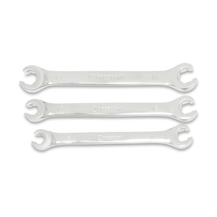 CFNWS1-05 Crescent, Flare Nut Wrench Set, 9MM x 10MM 11MM x 12MM 13MM x 14MM
