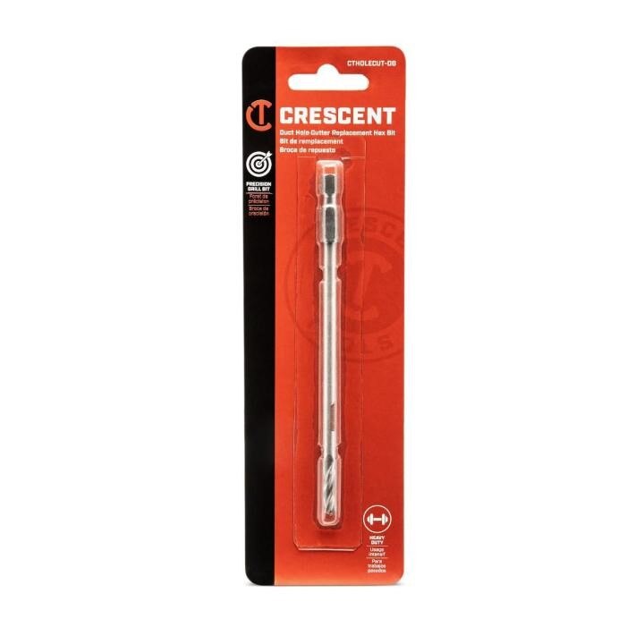 CTHOLECUT-DB Crescent, Circular Hole Bit, High Carbon Steel, Steel, Both