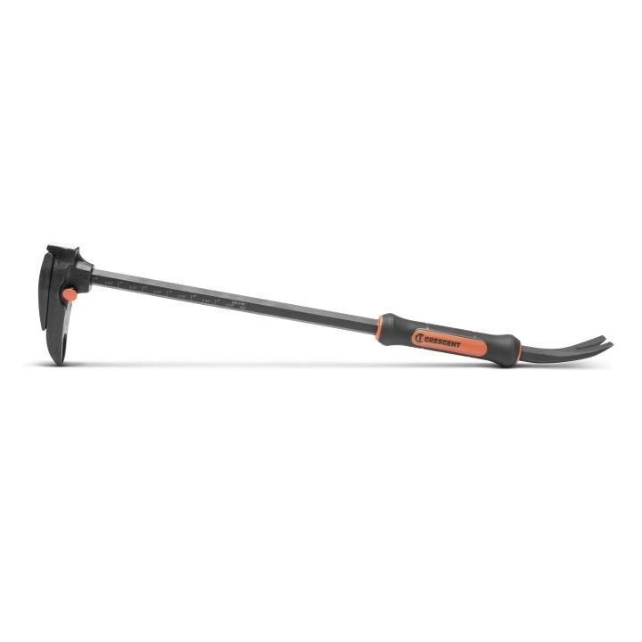 DB24-07 Crescent, Nail Puller, Powder Paint, Alloy Steel, 24 Inch, Pry Bar