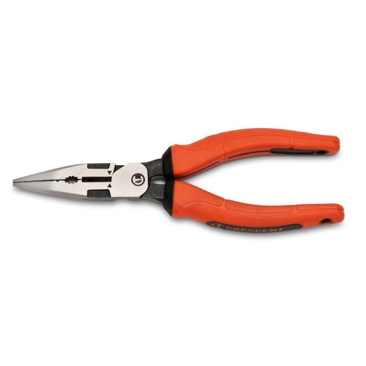 Z6546CG-06 Crescent, Long Nose Pliers, 0.6 Inch, Knife-Knife/AWG 11, Polished