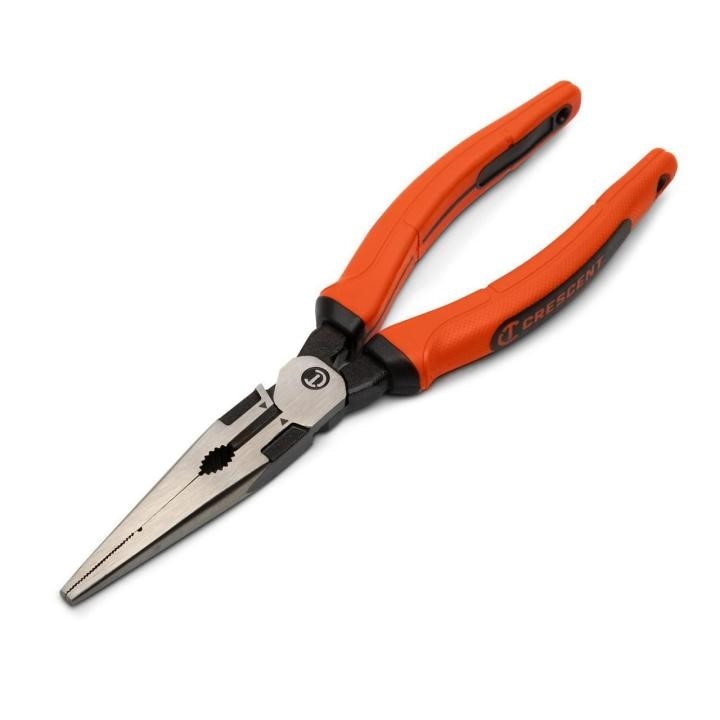 Z6548CGR-06 Crescent, Long Nose Pliers, 0.6 Inch, Knife-Knife/AWG 11, Polished