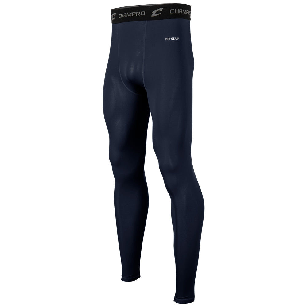 Lightning 2.0 Compression Full Length Tight - Navy - Adult - Medium