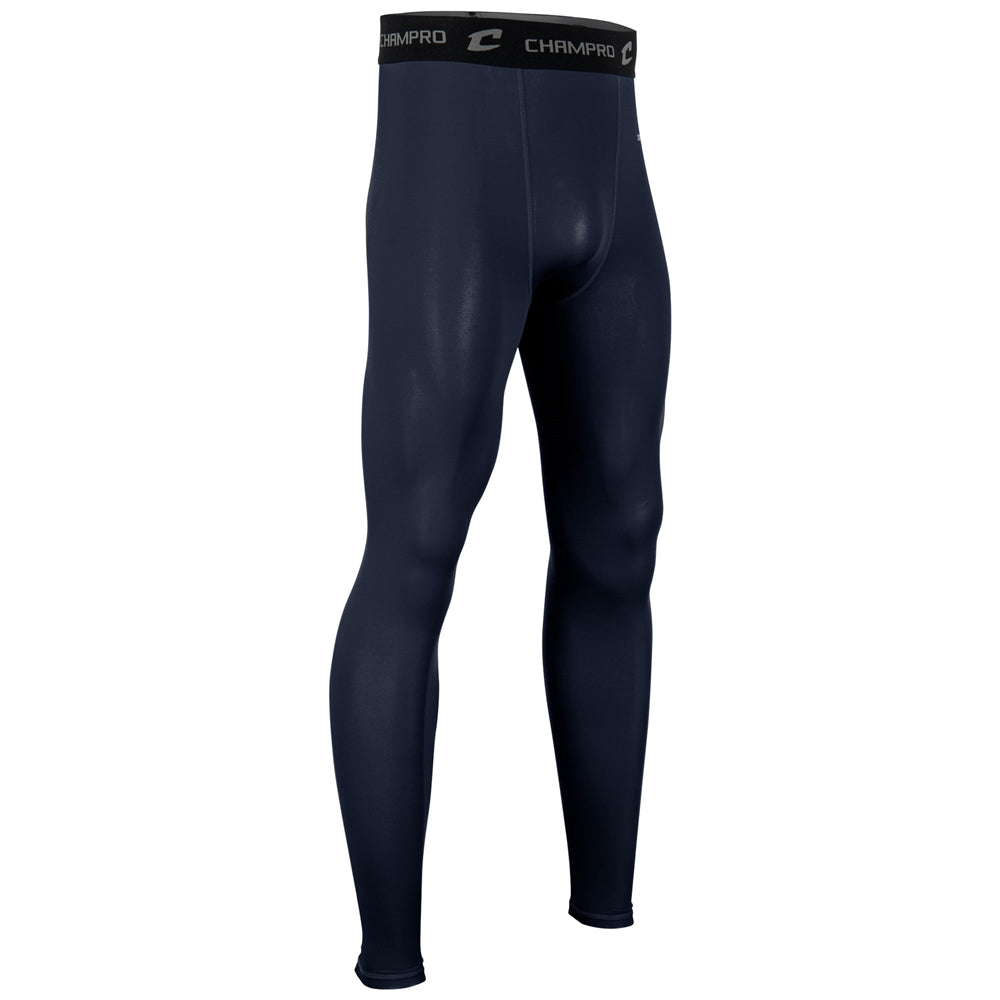Lightning 2.0 Compression Full Length Tight - Navy - Adult - Large