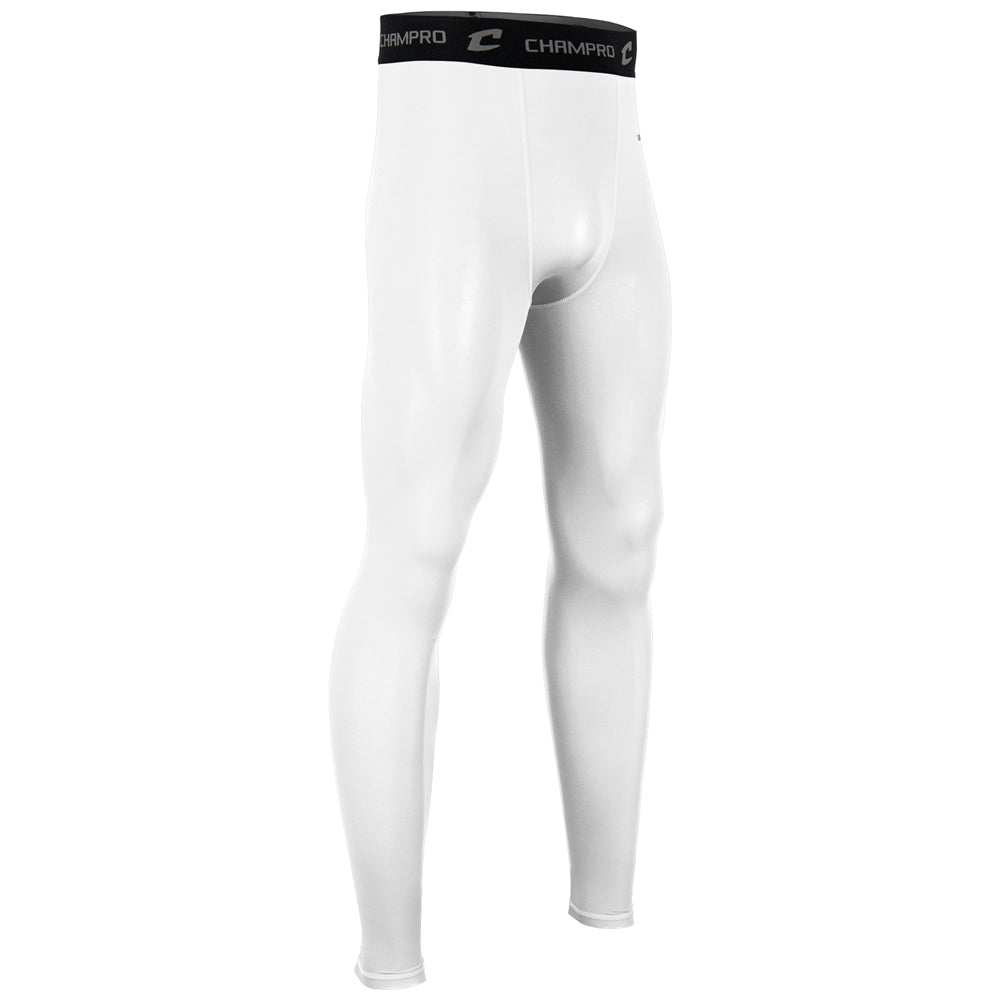 Lightning 2.0 Compression Full Length Tight - White - Adult - Medium
