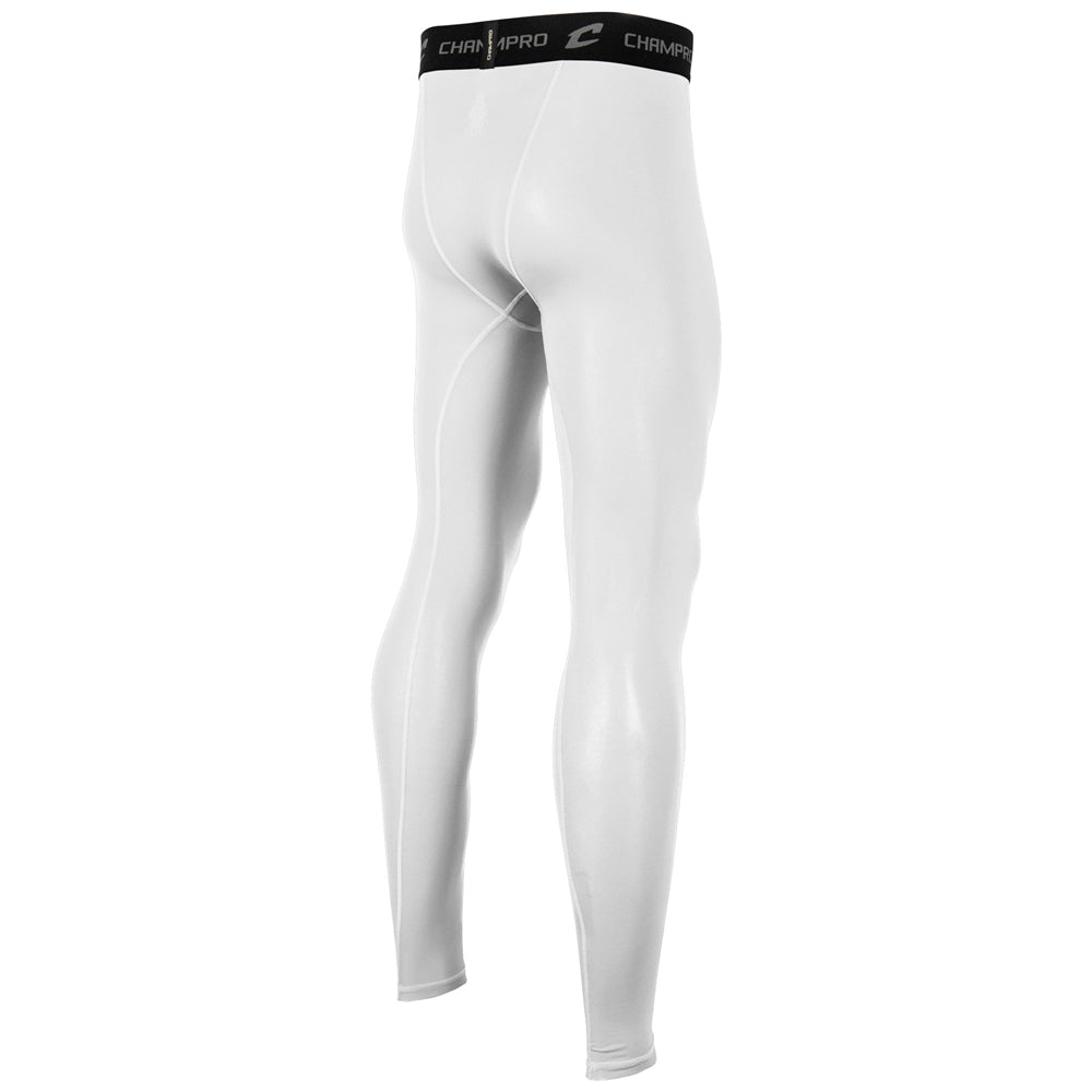 Lightning 2.0 Compression Full Length Tight - White - Adult - Large