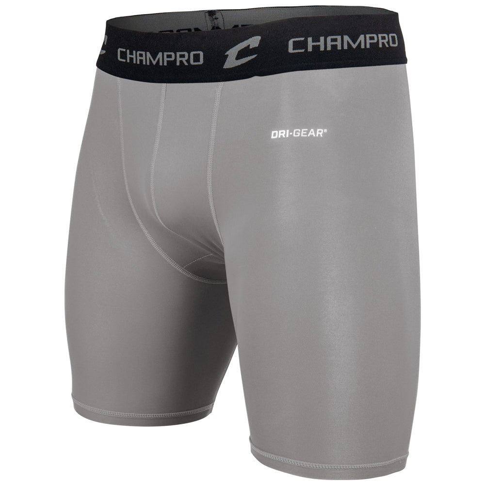 Lightning 2.0 Compression Short w/ Cup Pocket - Grey - Youth - Large
