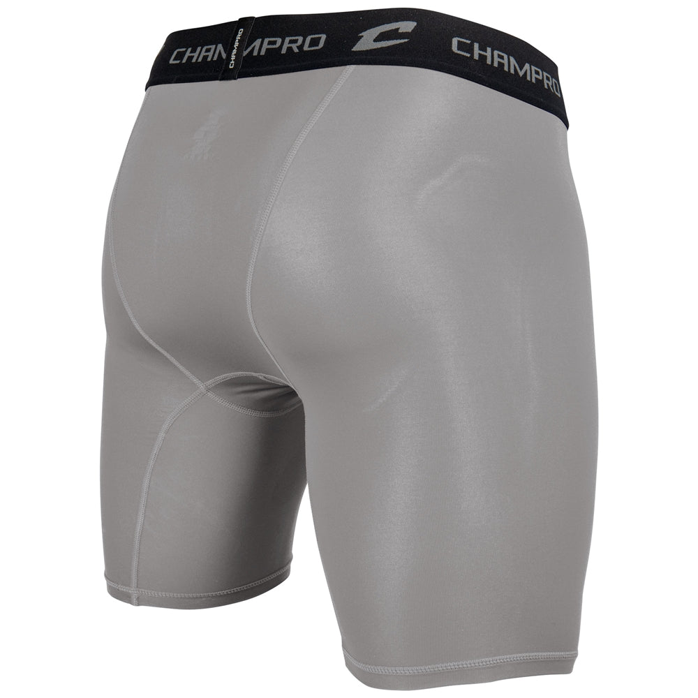 Lightning 2.0 Compression Short w/ Cup Pocket - Grey - Youth - Medium