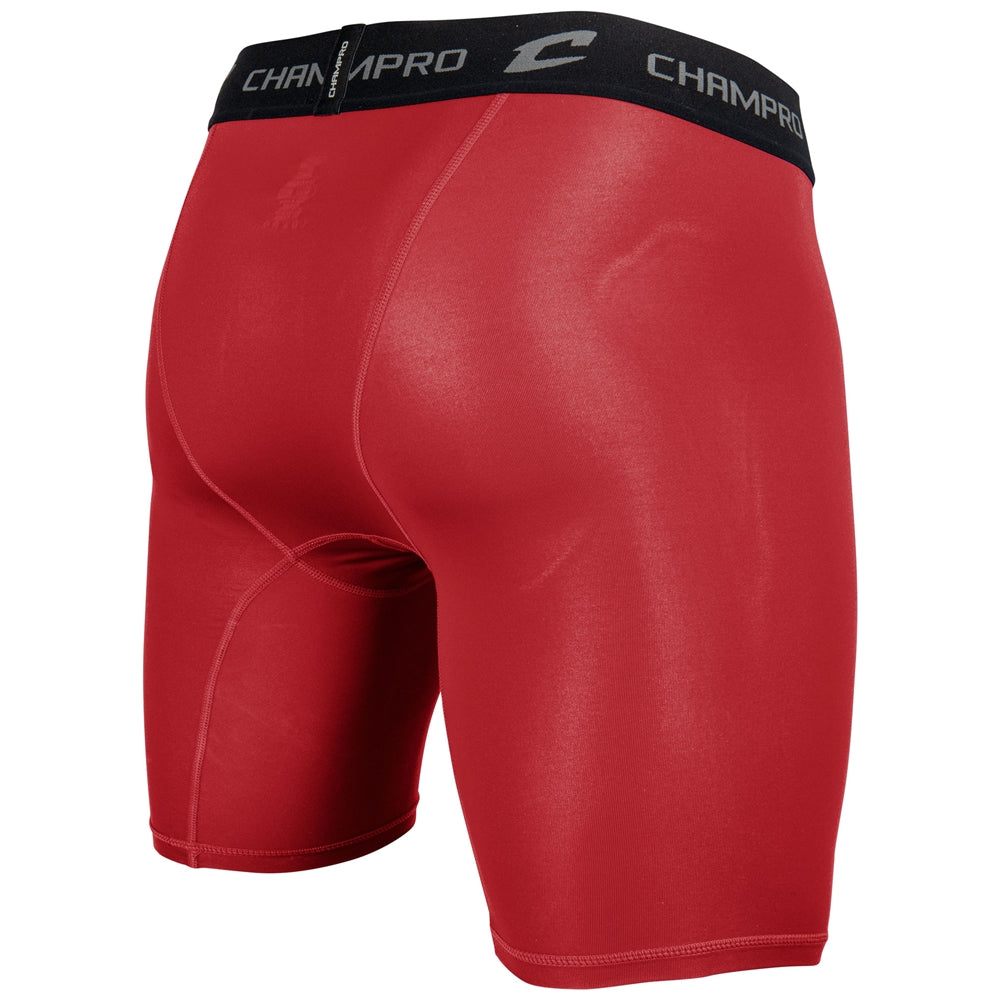 Lightning 2.0 Compression Short w/ Cup Pocket - Scarlet - Adult - XXLarge
