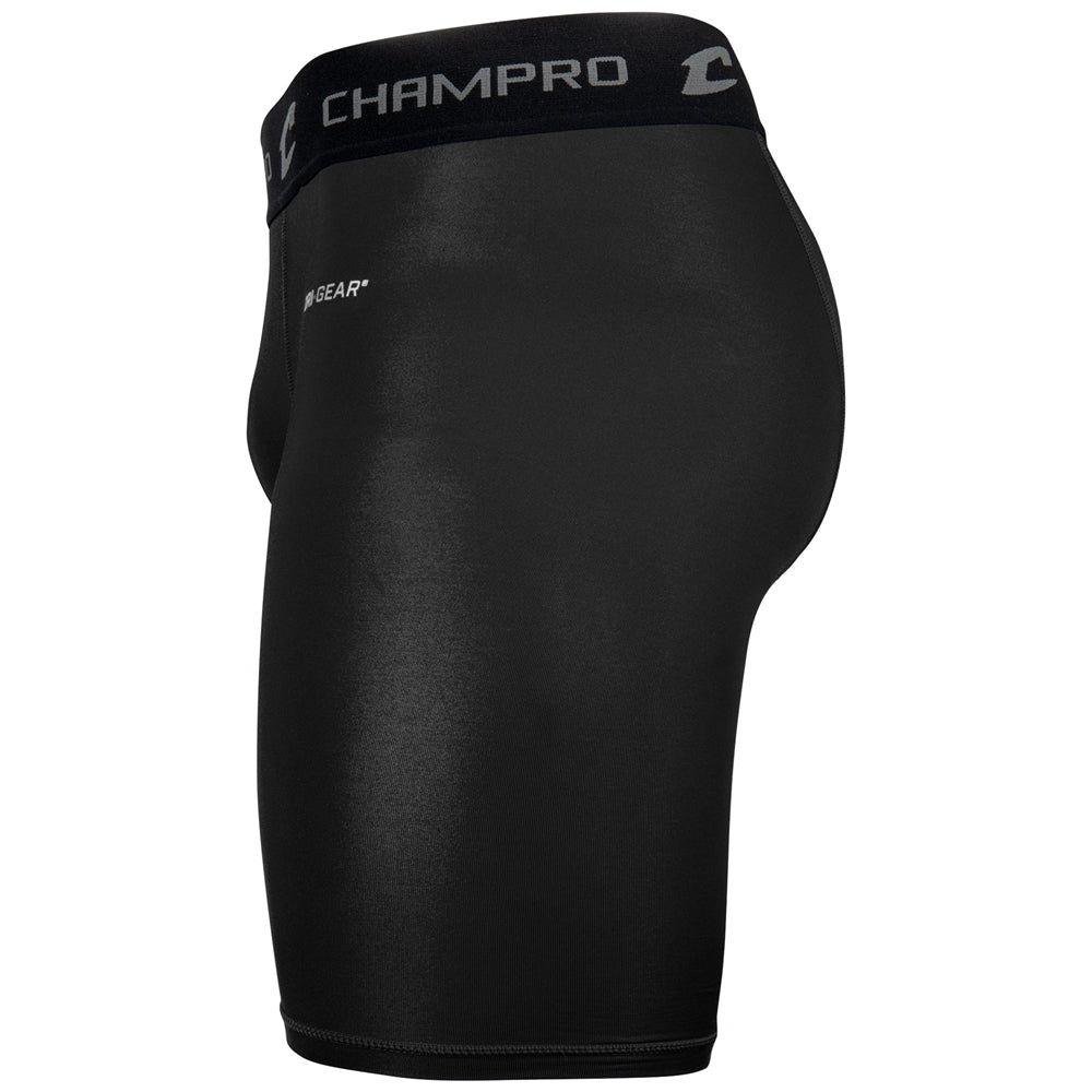 Lightning 2.0 Compression Short w/ Cup Pocket - Black - Adult - Small