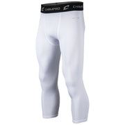Lightning 2.0 Compression 3/4 Length Tight - White - Adult - Medium