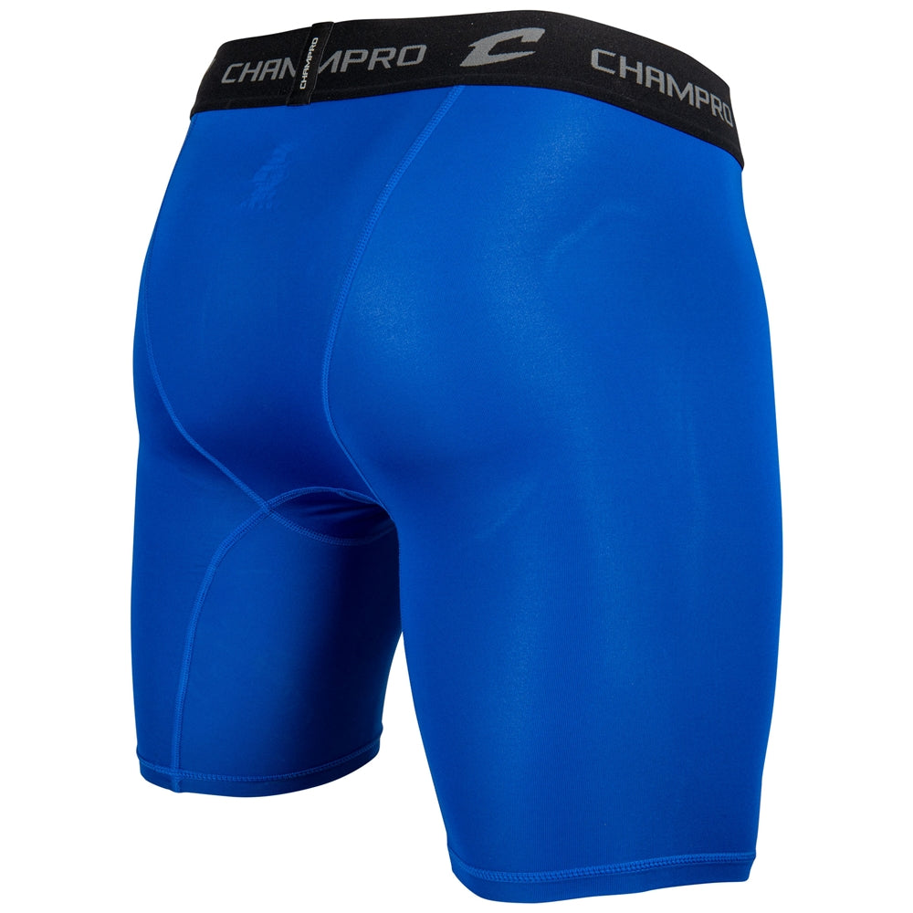 Compression Short - Royal - Youth - Large