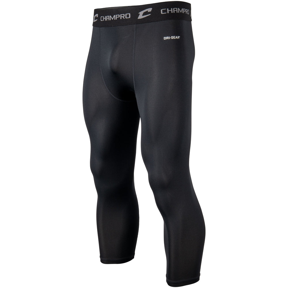 Compression Calf Length Tight - Black - Youth - Small