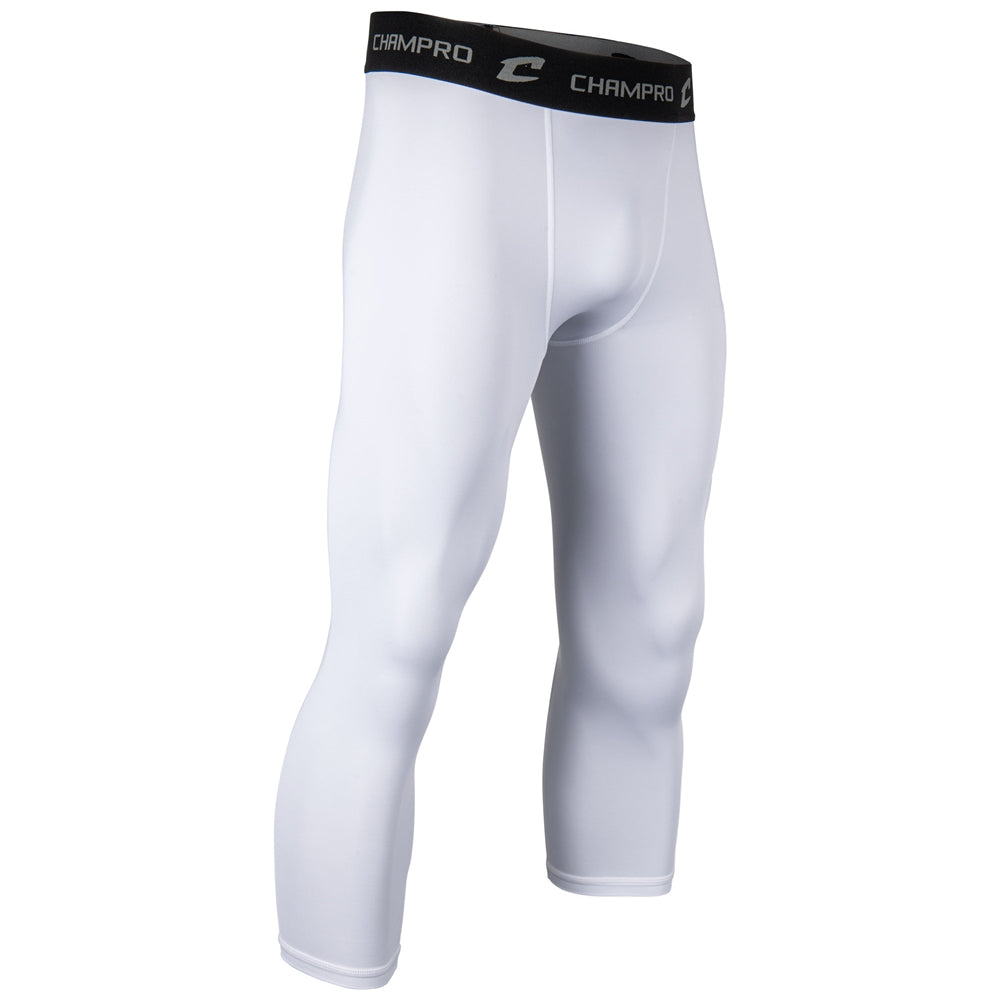 Compression Calf Length Tight - White - Adult - XXLarge