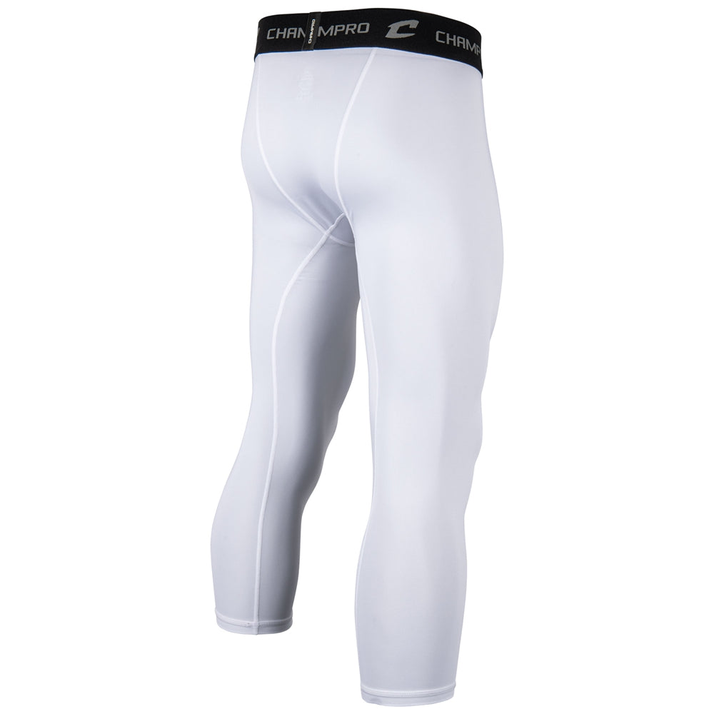 Compression Calf Length Tight - White - Adult - XXLarge