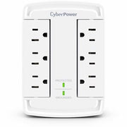 CyberPower CSB6WS Essential 6 - Outlet Surge Protector with 1800 J Surge Suppression