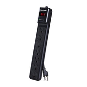 CyberPower CSB706 7-Outlet Essential Surge Protector, 6', Black