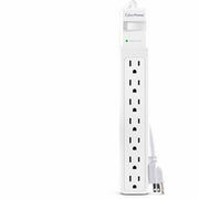 CSB706W 6 Ft. 1500J 7-Outlet Essential Series Surge Protector - White