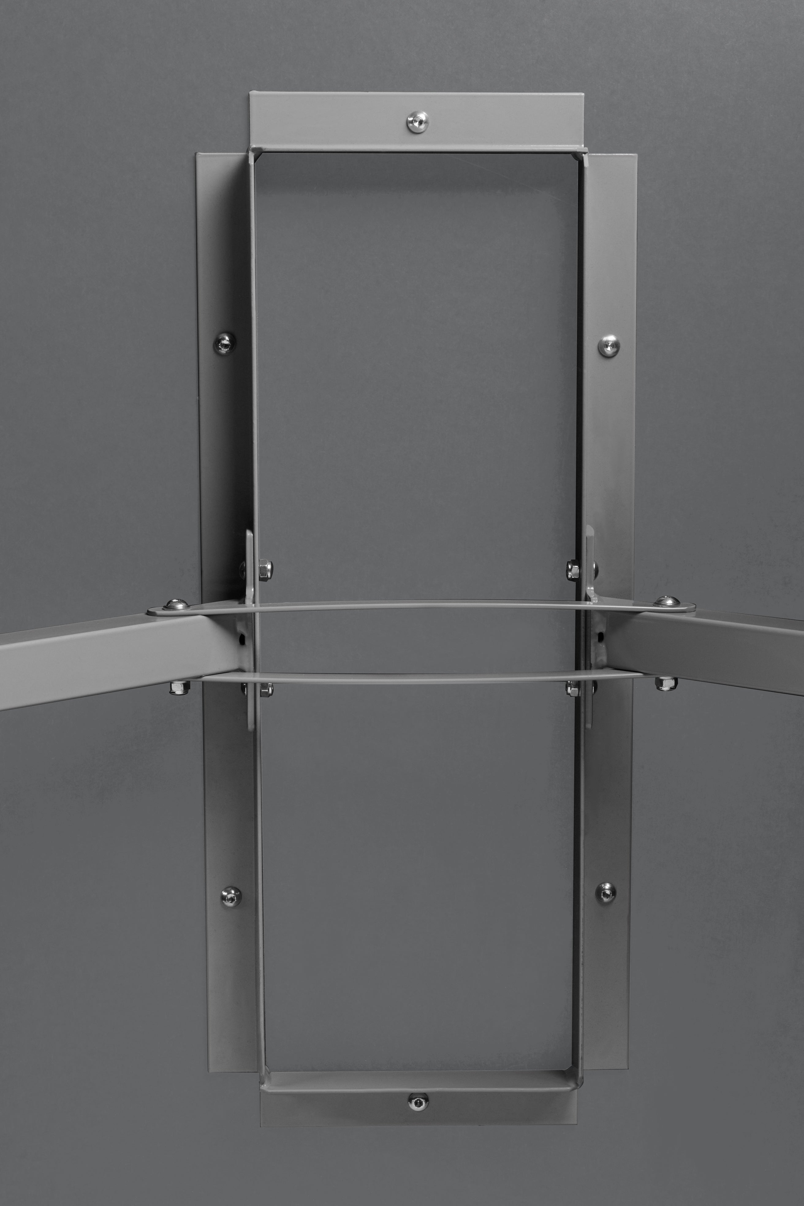 NPS® Cluster Swivel Booth, 24"x48", Butcherblock Top, Seat Color: Charcoal, Frame Color: Soft Grey  (Specify Laminate Color)