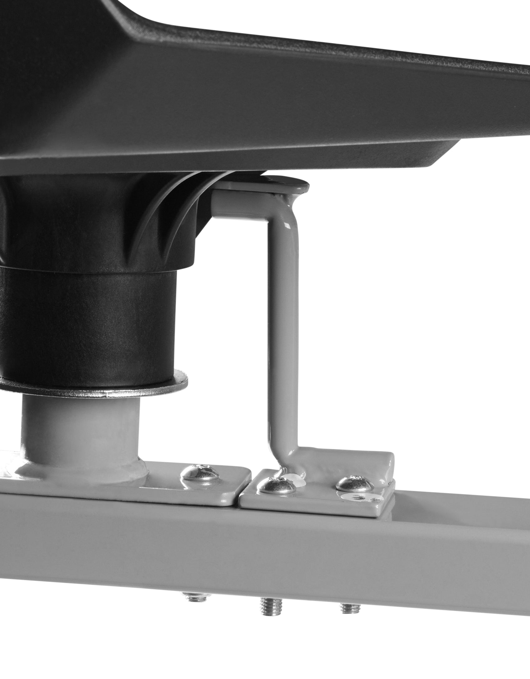 NPS® Cluster Swivel Booth, 24"x48", Whiteboard Top, Seat Color: Black, Frame Color: Soft Grey  (Specify Laminate Color)