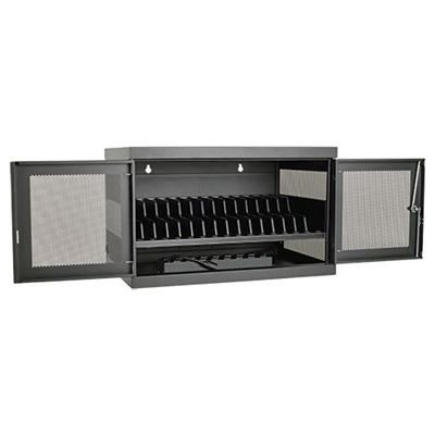 Tripp Lite by Eaton Multi-Device Charging Station 16 AC Outlets Chromebooks and Laptops Wall-Mount and Cart Options Black