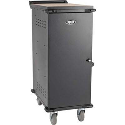 Eaton Tripp Lite Series 27-Device AC Charging Cart for Laptops and Chromebooks - 120V, NEMA 5-15P, 10 ft. (3.05 m) Cord, Black