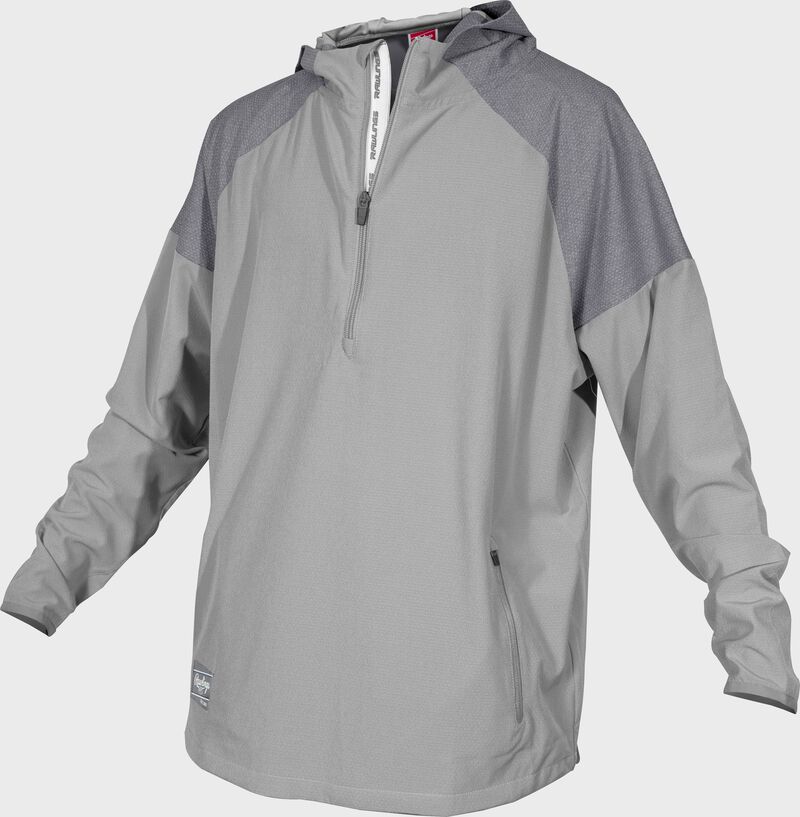 Rawlings Adult Colorsync Long Sleeve Jacket - Extra Large - Blue Gray