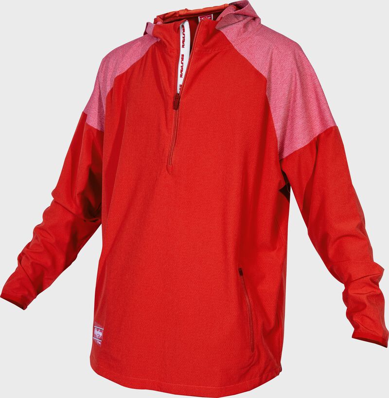 Rawlings Youth Colorsync Long Sleeve Jacket - Medium - Scarlet