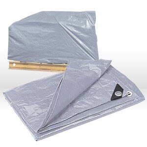 Alliance, Type: Poly tarpaulins super duty with plastic corner sleeve, Weave: 14x14, Gauge: 10 mil, Size: 30x40, Color: Silver