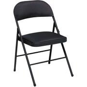 14-995-JBD4 COSCO Fabric Folding Chair, Black