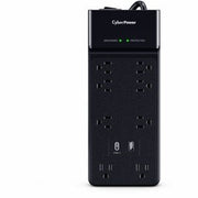 CyberPower CSP806UC18 Home and Office 8 - Outlet Surge Protector with 2400 J Surge Suppression