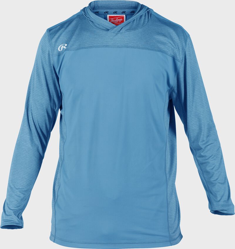 Rawlings Adult Lightweight Training Hoodie - Small - Columbia Blue