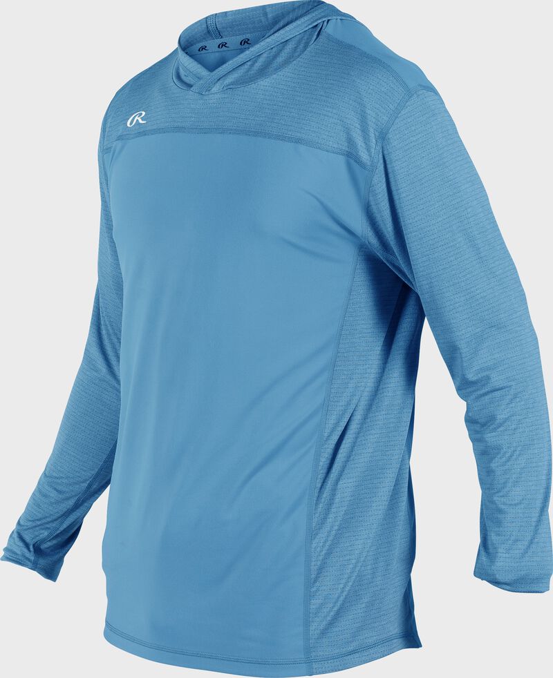 Rawlings Adult Lightweight Training Hoodie - Large - Columbia Blue