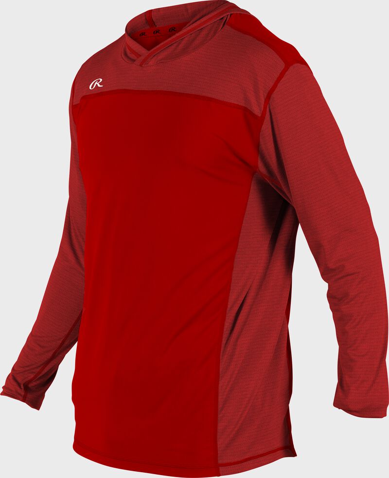 Rawlings Youth Colorsync Lightweight Hoodie - Large - Scarlet