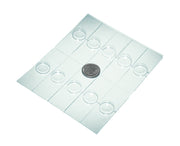 United Scientific® Plastic Well Slides, Sheet Of 10 Slides, comes with 10