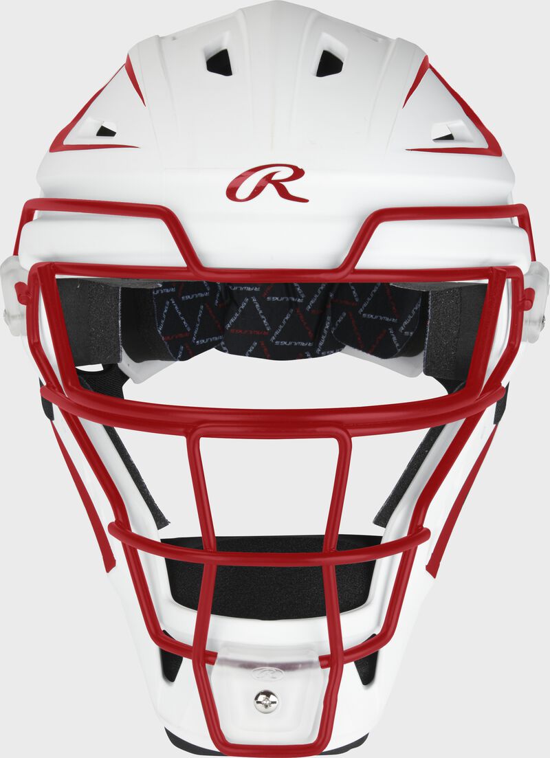 Rawlings Velo 2.0 Series  Softball Large Catchers Set - Scarlet/White